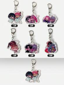 1 móc khóa acrylic hình nhân vật hoạt hình (Till, Sua, Ivan, Hyuna, Luka, Mizi), đồ lưu niệm anime, phụ kiện điện thoại hoạt hình, móc khóa xe hơi, mặt dây chuyền ba lô, phụ kiện túi xách, tượng hoạt hình, quà tặng Halloween - Nhiều màu - Xem 9