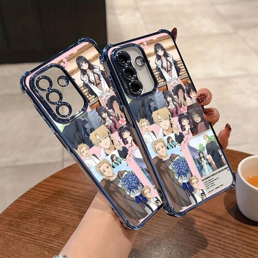 Funda de teléfono Anime F-Fragrant Flowers Blooming Lovely compatible con Xiaomi 15 14 14T 13 T Pro 5G Poco X7 X6 X5 X3 F5 F4 NFC Pro Ultra 4G 5G, diseño transparente a prueba de golpes y suave - Colores mezclados - Ver 1