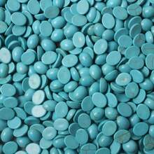 20pcs 8-10mm Heart, Teardrop & Round Shaped Natural Stone Cabochons, Semi-Bezel Setting, DIY Jewelry Supplies - Blue and White - View 18