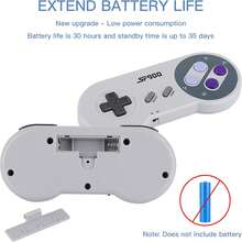 SF900 NES Retro Console With HD Video Gaming Controller 5,000 Games Included With Dual Wireless Controllers The Perfect Holiday Gift For The Family - Light Grey - View 3