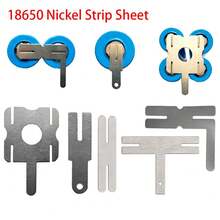 20pcs 18650 Spot Welding Nickel Plate Lithium Battery 0.15mm Nickel Sheet Nickel Plated Steel Plate Spot Welding Nickel Tab - Silver - View 1