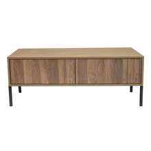 Modern Coffee Table In Retro Style, Living Room Furniture. Dimensions: 105 Cm (Length) X 55 Cm (Width) X 41 Cm (Height). - Natural Color - View 9
