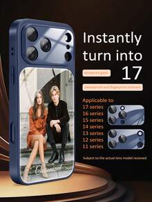 1个定制照片黑色手机壳，兼容 15 Pro Max/16 Pro Max/17/17 Pro Max、S25 Ultra/S25 Plus、红米等机型。可定制婚礼照片，是送给情侣、朋友、家人、毕业生的礼物，也是一款有趣的带照片手机壳，是送给朋友的圣诞礼物。 - 寶藍色 - 查看 3