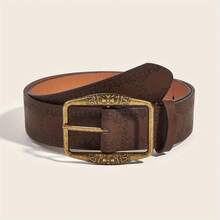 American Style Men's Belt, Y2K Women's New Style, High-End  Retro Brown, Suitable For Young Women To Pair With Dresses - màu nâu - Xem 4