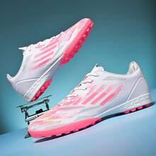 Men's Football Shoes, Women's Football Shoes, Outdoor Sports Professional Low Top Shoes, Indoor Football Training Shoes For Teenagers And Boys, Suitable For Both Men And Women - White - View 3