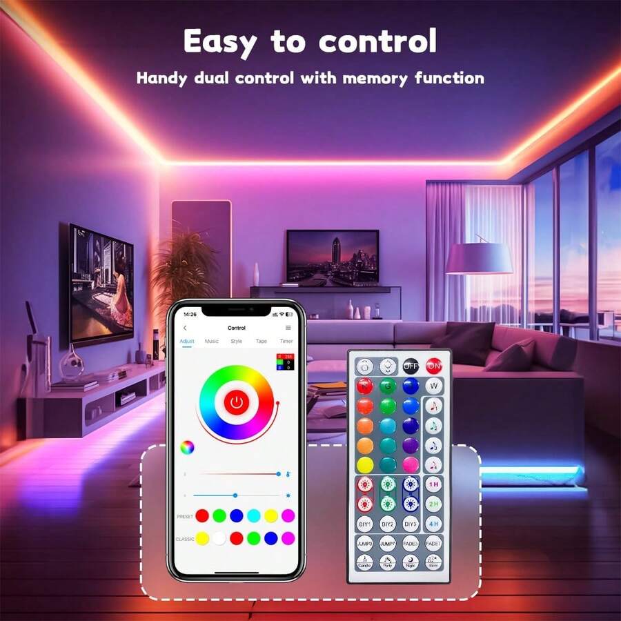RGB Controllers - 10미터/32.8피트 - 보기 1