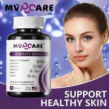 ¡Piel, Pelo y Uñas Radiantes! Colágeno Hidrolizado + Antioxidantes|Colágeno Tipo I & II de Alta Absorción|MVPCARE  Fórmula con Resveratrol y Biotina|90 comprimidos - Otros - Ver 2