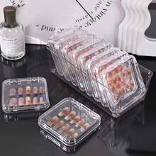 1/3pcs Transparent Jewelry Storage Box - Elegant Drawer Organizer For Earrings, Rings And Necklaces, Used For Keeping, Jewelry Box - Clear - View 9