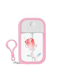 1/4个50毫升免洗洗手液喷雾保护套，粉色情人节玫瑰女士喷雾瓶，防摔防撞保护套，钥匙扣设计方便携带，可轻松挂在包包、钥匙或儿童背包上，耐磨耐脏。适用范围广，可水洗重复使用，免洗洗手液喷雾保护套，旅行礼物，情人节礼物。 - 彩色 - 查看 9