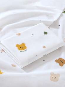 1件婴儿棉纱布襁褓毯，新生儿医院用襁褓毯，柔软透气印花襁褓毯，圣诞节、万圣节、感恩节送给宝宝的完美礼物 - 嬰兒印花包單 - 查看 8