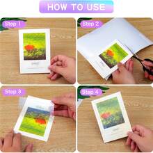 10pcs Holographic Printable Vinyl Stickers, Quick Dry Waterproof Sticker Paper