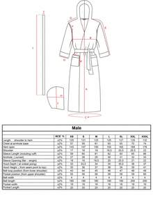 Short Sleeve 100% Cotton Hooded Bathrobe - XXL - Made In Turkiye - Black - View 3