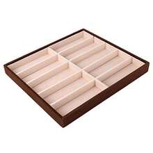 QY- Estuche para Gafas de Sol organizador de gafas Caja para Gafas 10 Rejillas Aspecto Moderno y Elegante para Exhibición en el Hogar para Viajes caja para gafas de sol Fundas -3955 - como en la foto - Ver 5