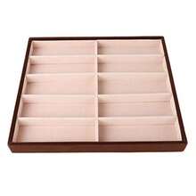 QY- Estuche para Gafas de Sol organizador de gafas Caja para Gafas 10 Rejillas Aspecto Moderno y Elegante para Exhibición en el Hogar para Viajes caja para gafas de sol Fundas -3955 - como en la foto - Ver 7