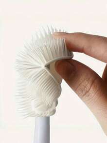 1个360°可折叠硅胶刷 - 长柄，用于清洁厨房瓶罐 - 彩色 - 查看 9