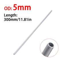 Multi-Size Aluminum Tube 2-5mmx300mm 6063 Alloy For DIY Crafts Bathroom Racks Easy Cutting Welding Surface For Electroplating - Silver - View 15