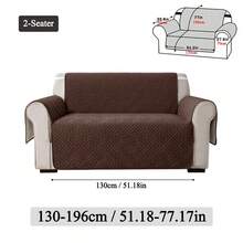 XM-Mirelitho 1PC Water-Repellent Quilted Sofa Cover Comfortable Non-Slip Fabric Hand-Washable And Machine-Washable Pet-Resistant And Anti-Scratch Anti-Dirty Integrated Sofa Cushion Suitable For 1/2/3-Seater Living Room Bedroom Restaurant Hotel Home Decoration Sofa Cushion - Cà phê nâu - Xem 12