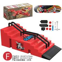 1件装手指滑板游戏(滑板图案和轮子颜色随机),户外游戏套装,坡道套装,迷你手指滑板,公园坡道套装,手指滑板U型池,终极公园训练道具配件,成人生日礼物滑板玩具套装,专业手指滑板,滑板用品,板面,滑板,复活节篮子填充物,复活节彩蛋填充物,复活节彩蛋填充物,软萌玩具,复活节彩蛋,派对礼品,复活节玩具 - 彩色 - 查看 4