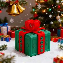 趣味螺丝惊喜盒 - 圣诞恶作剧礼盒/生日礼盒，3D打印钱/卡片盒，带隐藏小盒子的恶搞玩具盒，新奇惊喜礼物容器螺丝盒恶作剧 - 綠色 - 查看 7