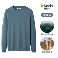 Men Knit Tops - Dusty Blue - View 12