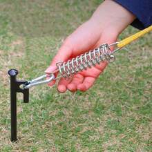 1个户外露营弹簧张力夹，帐篷强风弹簧绳夹，户外露营高强度钢绳夹，遮阳篷固定弹簧钩夹，户外露营帐篷强风弹簧绳夹，弹性固定夹，大型露营天幕帐篷防风缓冲夹