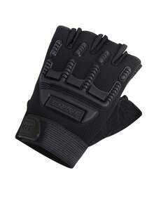 男士黑鹰迷彩半指手套，户外运动骑行登山健身半指手套，军用风格批发 - 彩色 - 查看 7