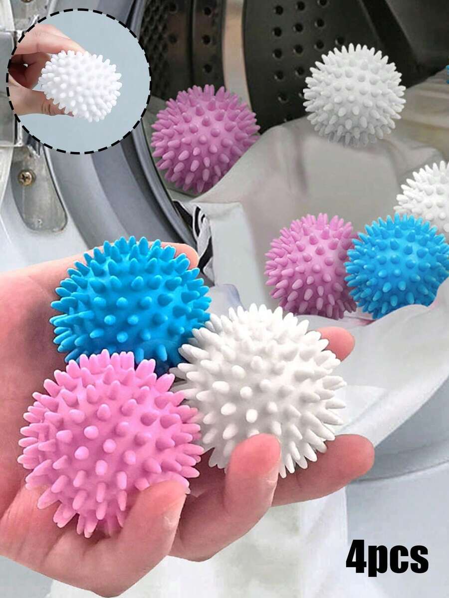 可重复使用的洗衣球 - 家用去污防缠绕洗衣好帮手，防止衣物缠绕，提高清洁效率，去除毛发，柔软衣物，防止起皱，减少摩擦，无需用电，洗衣配件，日常洗衣必备，家用洗衣必备用品，衣物整理收纳，有效去污，生日礼物，情人节礼物，复活节礼物，斋月礼物 - 彩色 - 查看 1
