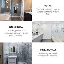 Disposable Plastic Toilet Seat Cover Waterproof And Non Slip Individually Wrapped, For Travel,Disposable Plastic Toilet Seat Cover Waterproof And Non Slip Individually Wrapped, For Travel,Disposable Toilet Seat Covers Cushions For Travel Public Restrooms Individually Packaged Portable Tear Resistant For Adults Boys And Girls - 無色 - 查看 6