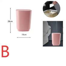 19*28cm Foot Pedal Trash Can - 5 Colors Available, Odor-Proof Garbage Bin For Bathroom, Kitchen, Bedroom, Balcony, Home Use With Lid - Multicolor - View 13