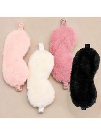 1 pieza Máscara de ojos reutilizable tipo seda suave - Bloqueo de luz cómodo para viajes, yoga, meditación y siestas diarias (color aleatorio)