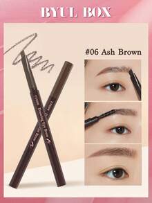 ETUDE 2-In-1 Waterproof & Smudge-Proof Eyebrow Pencil - #06 ASH BROWN - View 7