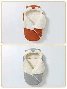 1件婴儿推车保暖罩，婴儿用品，推车配件，户外睡篮，便携式婴儿提篮罩，防风保暖