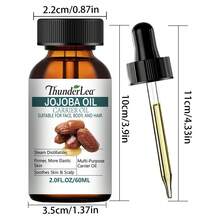 ThunderLea 荷荷巴油 - 滋养头发和肌肤，卸妆按摩 | 100% 天然植物油 - 棕色 - 查看 10