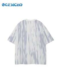 GEMCHO Women's Casual Printed Short Sleeve T-Shirt - Multicolor - View 5