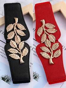 半件装个性化创意设计，宽腰带，女士束腰带，腰封，百搭套装连衣裙，通勤时尚 - 彩色 - 查看 16