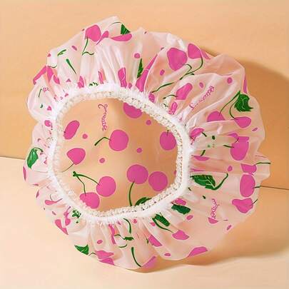 10pcs Printed Shower Caps, Unisex Disposable Hair Care Shower Caps, Cute Accessories For Shower, Bath Tub Use, Interesting Design | Fits Snugly, Bathing Supplies