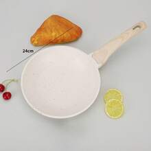 Bộ nồi chảo chống dính bằng gốm sứ, chảo rán, chảo nướng bít tết chống dính gia đình, chảo chống dính chiên dầu, nồi nấu ăn, chảo rán có tay cầm chịu nhiệt, nồi hầm chống dính bằng gốm sứ có nắp đậy, lớp phủ đá granit trắng. - Nhiều màu - Xem 16