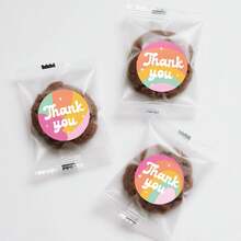 24/72/120 Pcs - 1/3/5 Sheets Rainbow Star Thank You Stickers, Self Adhesive Thank You Sticker For Packaging Self Adhesive Thank You Party Favor Seal Label Sticker For Card - Multicolor - View 8