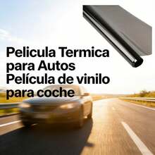 ​Pelicula Termica para Autos y Hogares Bloquea Calor Anti-UV Protector de Vidrio Decorativa con Oscurecimiento Privacidad para Coches Casas Oficinas Tiendas y Vehiculos​/Pelicula de Vinilo para Coche y Ventanas Resistente Arachazos Anti-UV Aislamiento Termico Oscurecimiento Unidireccional para Autos Hogares Negocios y Espacios Comerciales​ - 30CM*1M negro mágico - Ver 1
