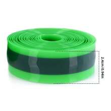 1个27英寸公路自行车轮胎内衬，兼容700C轮胎 - 耐用TPU材质，混合颜色（蓝、红、绿），四季皆宜，提供舒适骑行体验和轮胎保护，自行车轮胎保护 | 运动自行车配件 | 防刺胎保护，公路自行车配件 - 彩色 - 查看 3