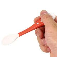 Juego de 2 Tenedores de Cuchara Tenedor portatil de alimentacion para  Cuchara Antideslizante para bebe con Estuche de Viaje para destete y Aprender a Usar Cubiertos RojoConveniente y duradero, favorito para niños - Multicolor - Ver 6