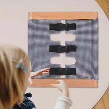 Tocador para niños pequeños Juguete de Aprendizaje temprano Tablero sensorial movil para 2-8 años HebillaConveniente y duradero, favorito para niños - Multicolor - Ver 3