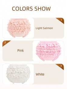 ORINERY 6-Pack Pure Cotton Underwear For Infant Soft And Comfortable Panties Girl's High Elastic Ruffle Bloomers Breathbale Kid's Undies Birthday Clothes For Toddler Children Christmas Gift - LT127A - 查看 2
