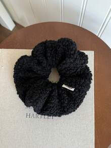 Scrunchies de Fleece Quente, Elásticos de Cabelo Estilo Coreano Tipo Rosquinha, Porta-Rabos de Cabelo, Elásticos de Cabelo Scrunchie como Presente de Acessórios para o Dia dos Namorados