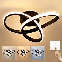 Small Ceiling Light, Square Modern LED Ceiling Light Fixture,  Acrylic Hallway Light Fixture Ceiling Lamp For Hallway Kitchen Study Bedroom Living Room,Christmas Lighting, Christmas Decorations Gifts, Valentine's Day And New Year Gifts - Black Clover - View 3