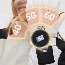 Guantes De Invierno Calefactables, Recargables con 3 Niveles De Temperatura Calentador De Manos para Clima Fro Nevado, para Hombres Mujeres Ancianos Esqu Snowboard Motociclismo Ciclismo - En blanco y black - Ver 8
