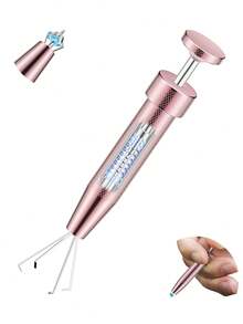 1 pieza Juego de herramientas de perforación de acero inoxidable mejorado antideslizante 14G/16G/18G/20G - Pinzas cónicas sin rosca y abrazadera de bola, insertador de aretes de fondo plano, adecuado para oreja, nariz, ombligo, labio, ceja y otras partes del Body, kit profesional de reemplazo de joyas DIY - Multicolor - Ver 6