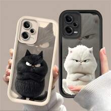 Cute Black White Cat Phone Case For Xiaomi Redmi Note 13 14 12 11 Pro Plus 5G 14S 12S 11S 10S 10 9 Redmi 14C 13C 12C 12 4G Etui. Christmas Accessories. Christmas Phone Case Custom Phone Case  17 Pro Max Friends Phone Cases  16 Case Christmas Decoration Great For Holiday Parties  17 Pro Case Exquisite Ldeal Holiday Present Fall  17 Pro Max Case Christmas Gifts Recommendation Holiday Limited Edition The Last Chance Of Christmas Christmas And Family  16 Promax Case Perfect For Christmas Decorations - 8 - Xem 10