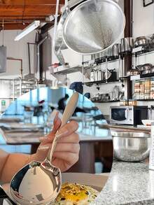 2 Packs Extra Large Stainless Steel Long Handle Serving Spoons | Durable Thickened Design, Suitable For Home, Hotel, Canteen, And Restaurant, 304 Stainless Steel