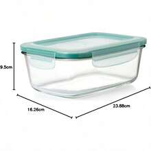 OXO Good Grips 8 cup SNAP Leakproof Glass Rectangle Food Storage Container - 1,6 - taza, rectángulo - Ver 7